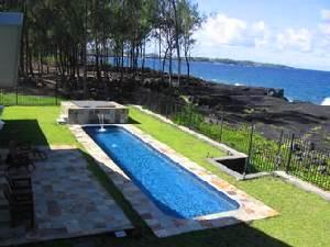 Big Island of Hawaii oceanfront vacation villa