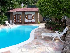 cottage by lake close Rome