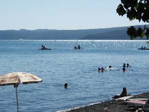 Beach by Lake Bracciano
