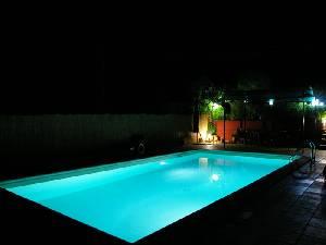 Pool at night