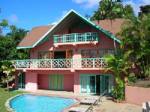 Rear view of villa LaHay