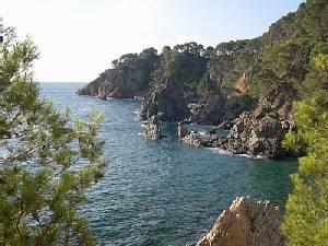 Sea coast from house