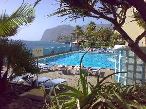 Swimming-pool, tropical garden