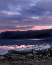 Beach Cayucos at Twilight