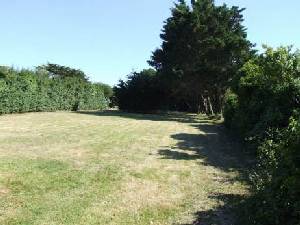 Behind the holiday home