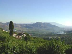 Country house over the valley