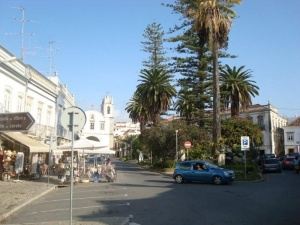 view to square by apartment