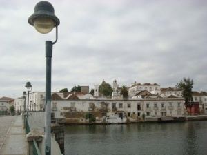 view to roman bridge