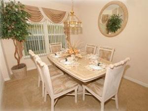 Formal dining area for 6
