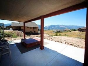 Sunken Hot Tub and view
