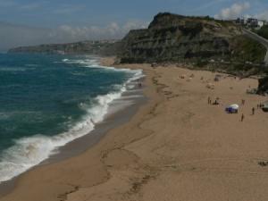 The local beach