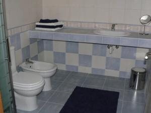 Blue bathroom