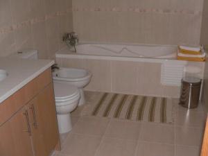 Brown bathroom