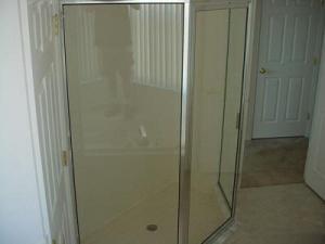 One of the shower rooms