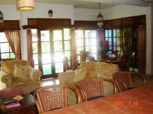 Living room view to gardens
