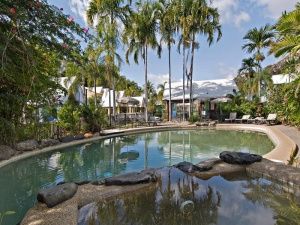 Swimming pool garden surrounds