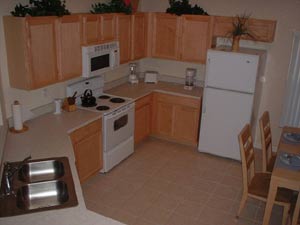Spacious kitchen area