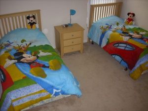 Disney themed twin bedroom