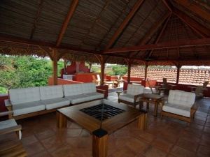 Upstairs patio above Villa