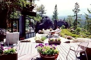 Great views from the deck