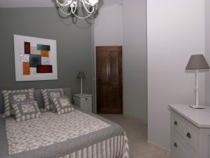 Grey bedroom