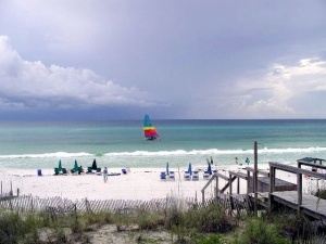 You are right on the beach