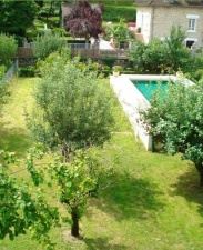 View of garden and pool