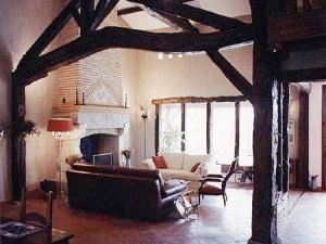 Two-story high living room