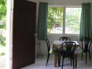 dine inside and on veranda