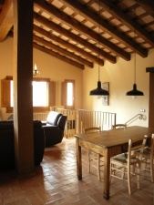 Living room  and dining area