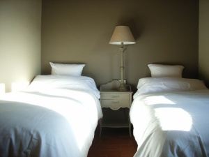 Bedroom with valley views