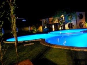 Pools at night