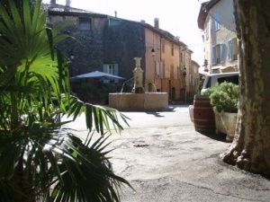 The village fountain