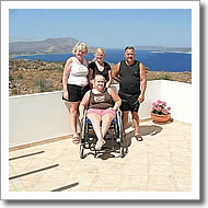 Villa is wheelchair friendly