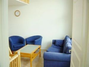 The cozy living room