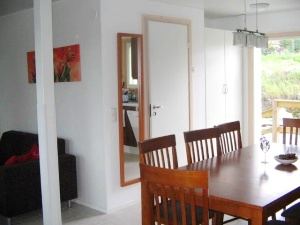 Dining area leads to terrace