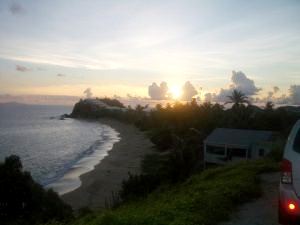 Sunset on the South Coast