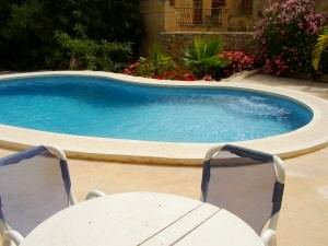 House view from pool area