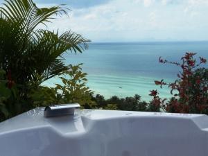 View from a Balcony Jacuzzi