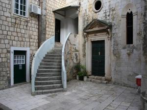 terrace behind Tina apartments