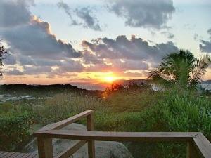 Nightly sunset from deck