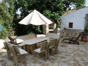 The terrace and stone table