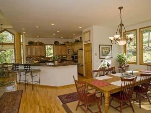 Kitchen & large dining area