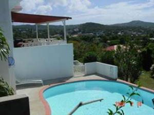 Overlooking our pool
