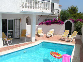 Nerja family villa with pool