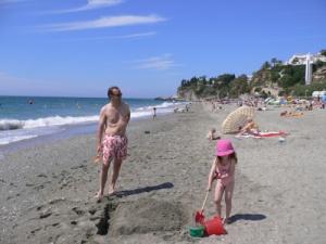 The famous Burriana Beach