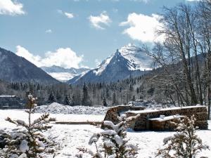 The winter view from the deck