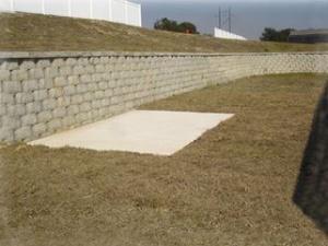 BBQ and sunbathing patio