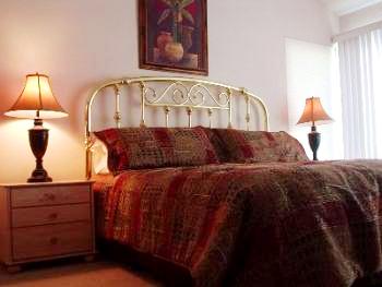 King Bed in Master Bedroom