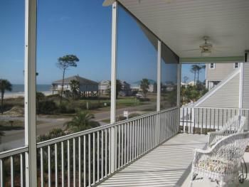 views from screened porch